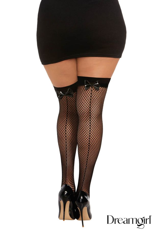 DG0365 - Vinyl Bow Thigh Hi