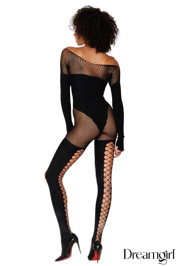 DG0443 - Knit Print Bodystocking