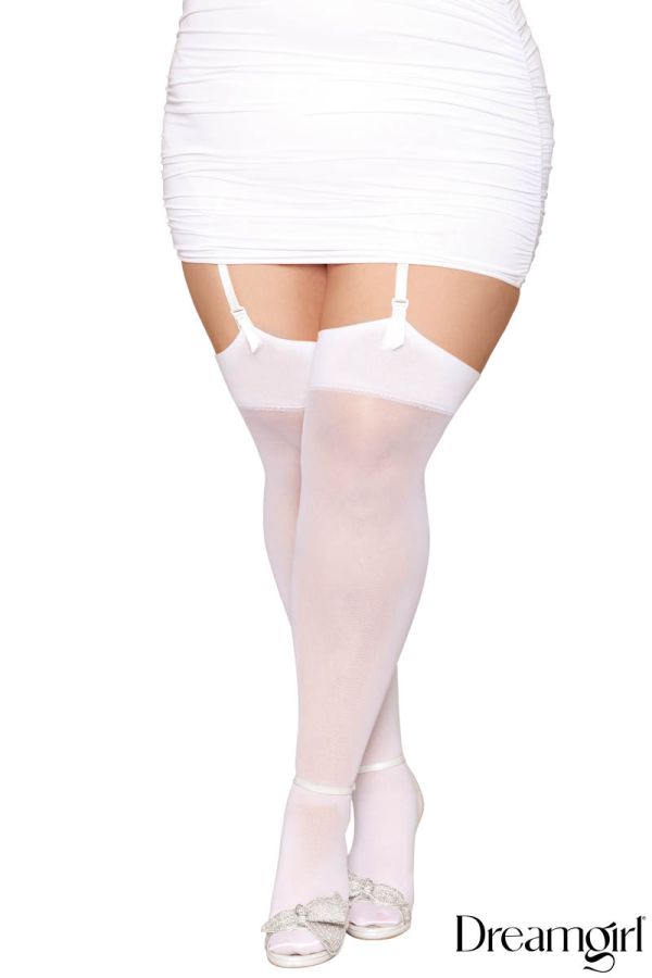 DG0494 - Bridal Backseam Thigh Hi