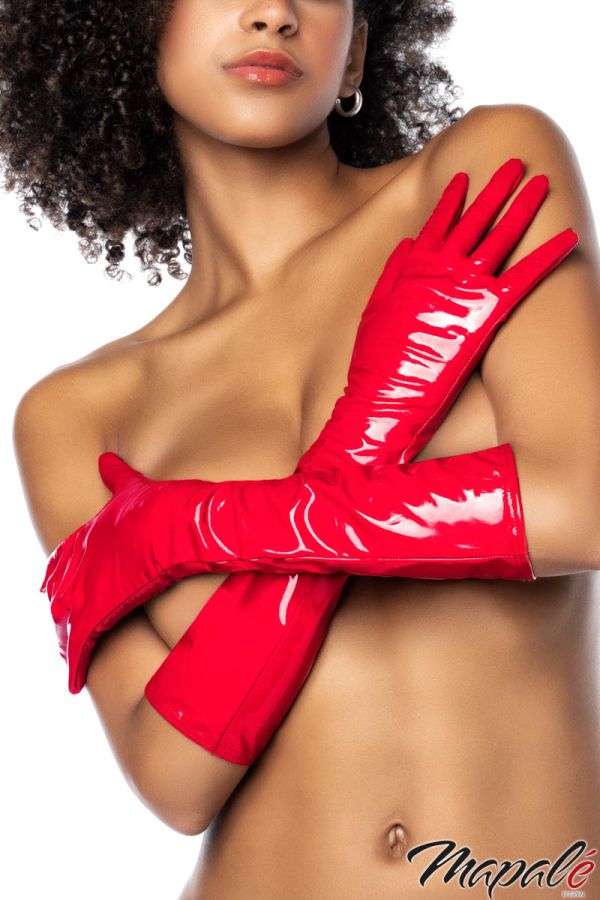 MA125 - Wet Look Gloves