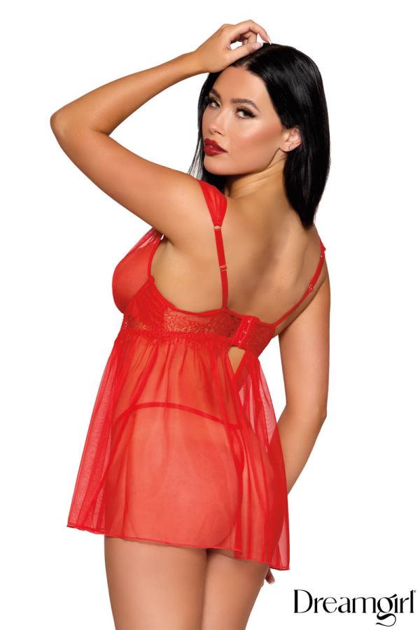 DG13483 - Eyelash Lace Babydoll