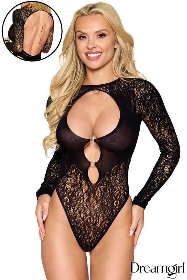 DG13511 - Chain Teddy Bodystocking