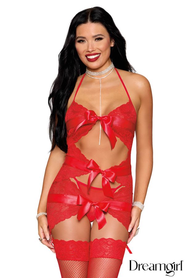 DG13518 - Big Bow Garter Slip