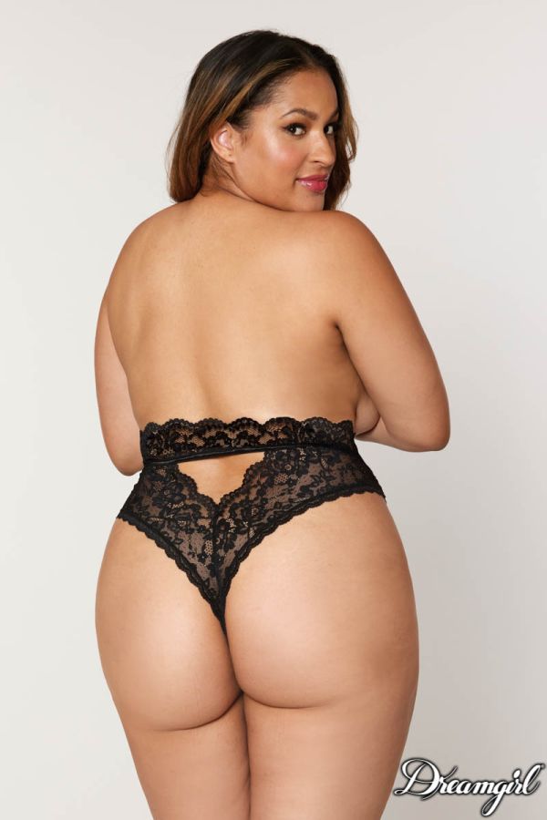 DG1477X - High Waist Lace Thong