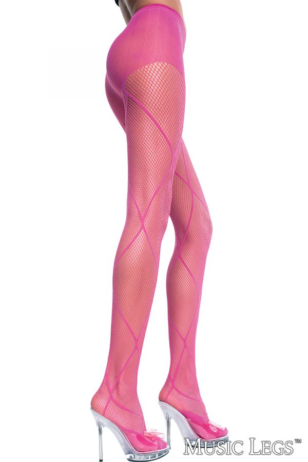 ML5049 - X Print Net Pantyhose