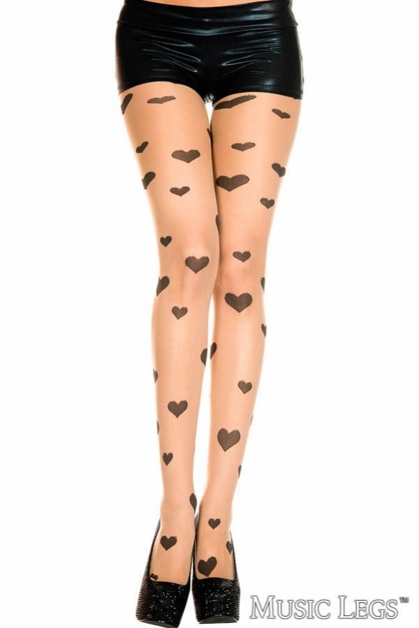 ML7399 - HEART PANTYHOSE