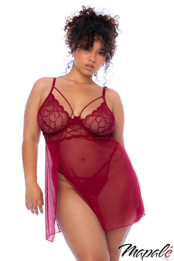 MA7555 - Tri-Fold Babydoll