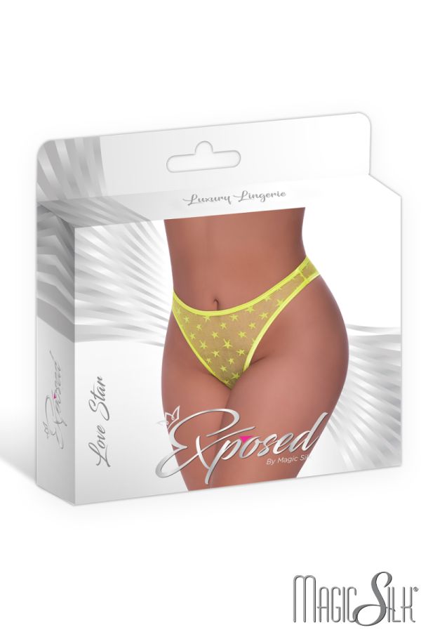 MSP403X - Star Open Crotch Thong 