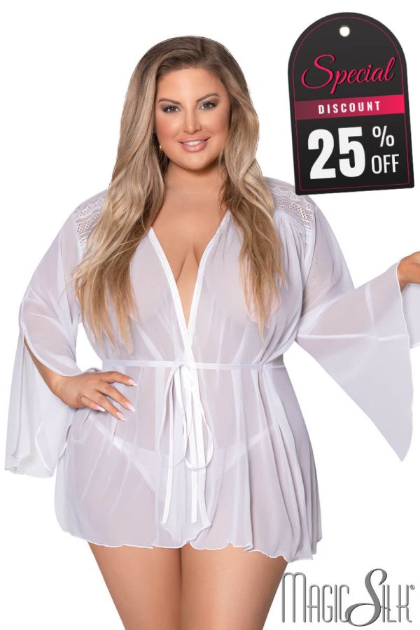 MSM288 - Sheer Mesh Robe