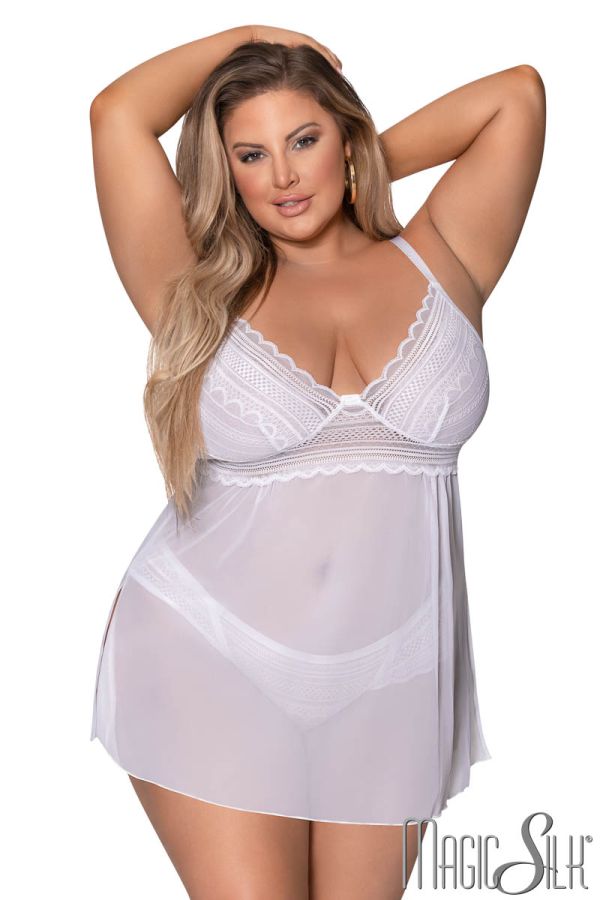 MSM291 - Sheer Mesh Babydoll