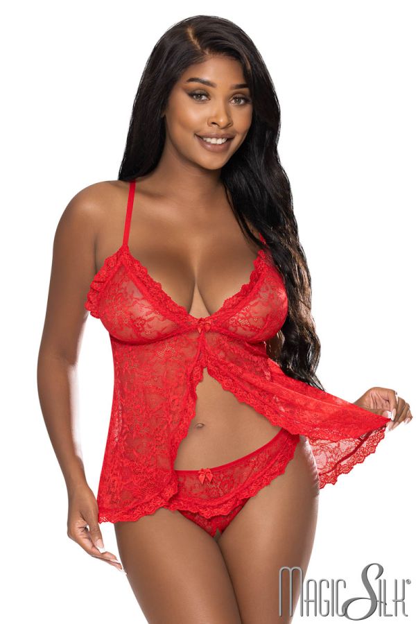 MSM307 - Flyaway Lace Babydoll