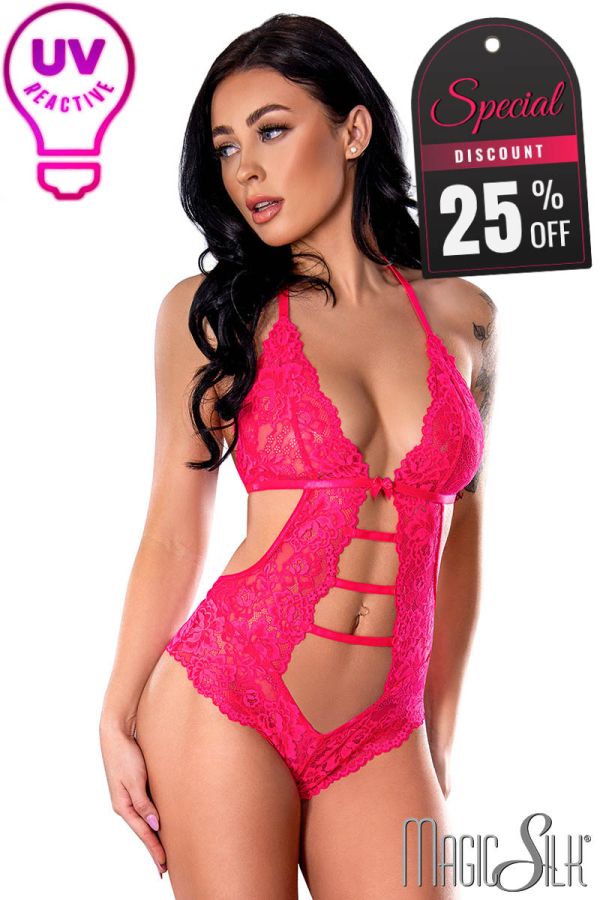 MSM367 - UV Lace Teddy