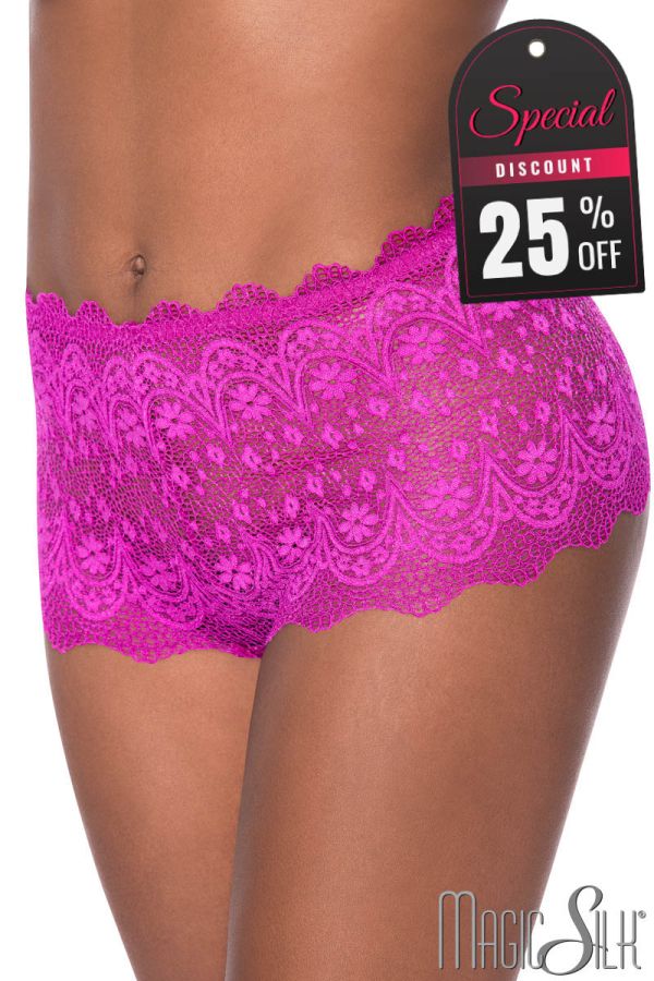 MSP408 - Lace Open Boyshort