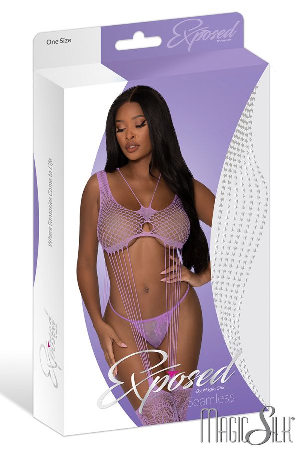 MSS163 - Big Net Bodystocking & G-string