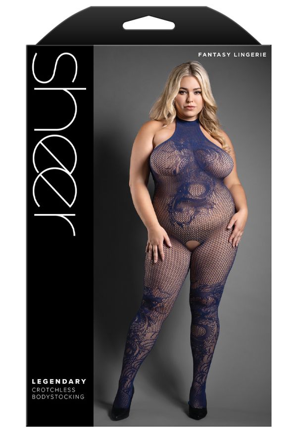 FASF993 - Halter Bodystocking