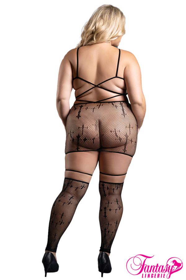 FASF996 - Cross Bodystocking